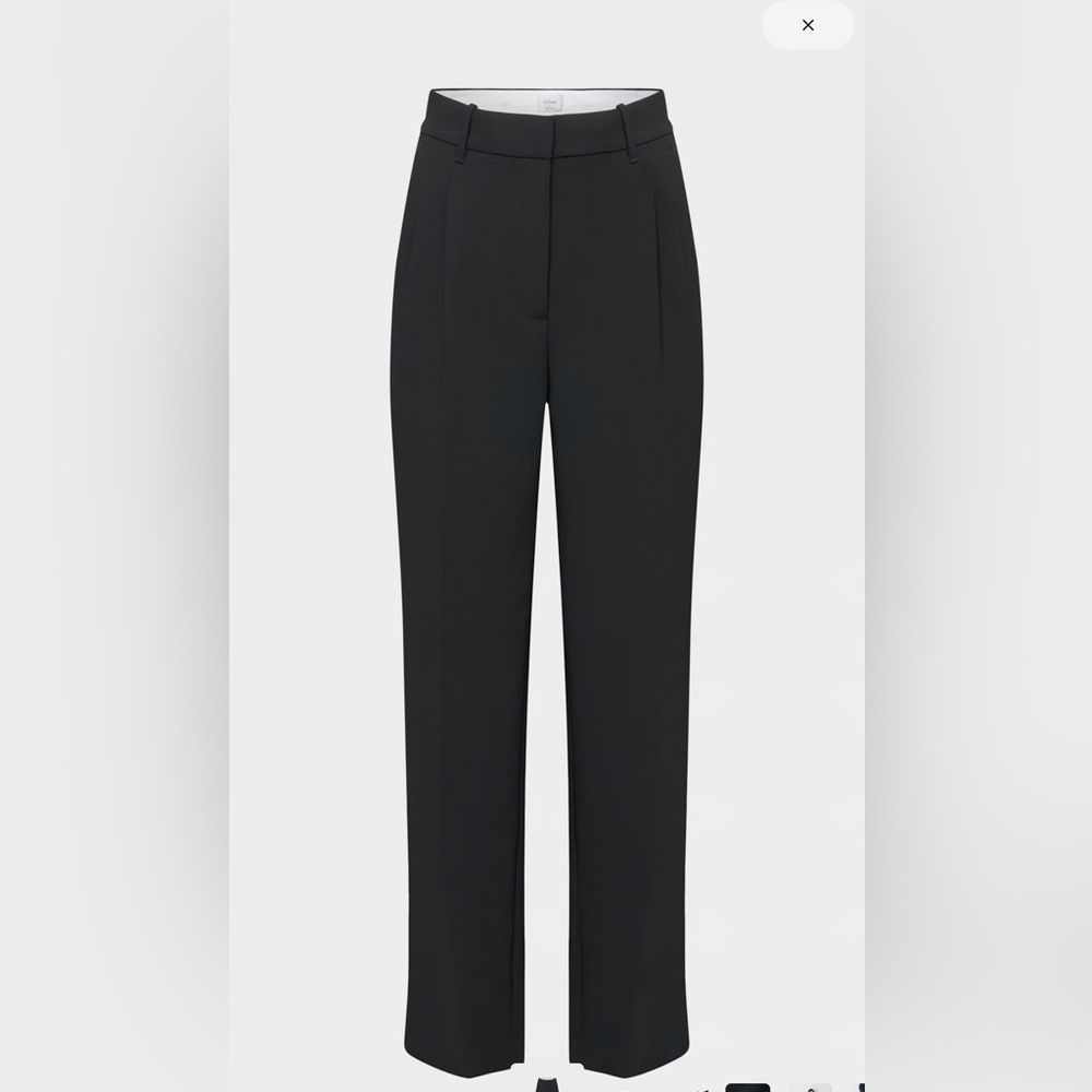 Aritzia Wilfred Black Wide Leg Pants